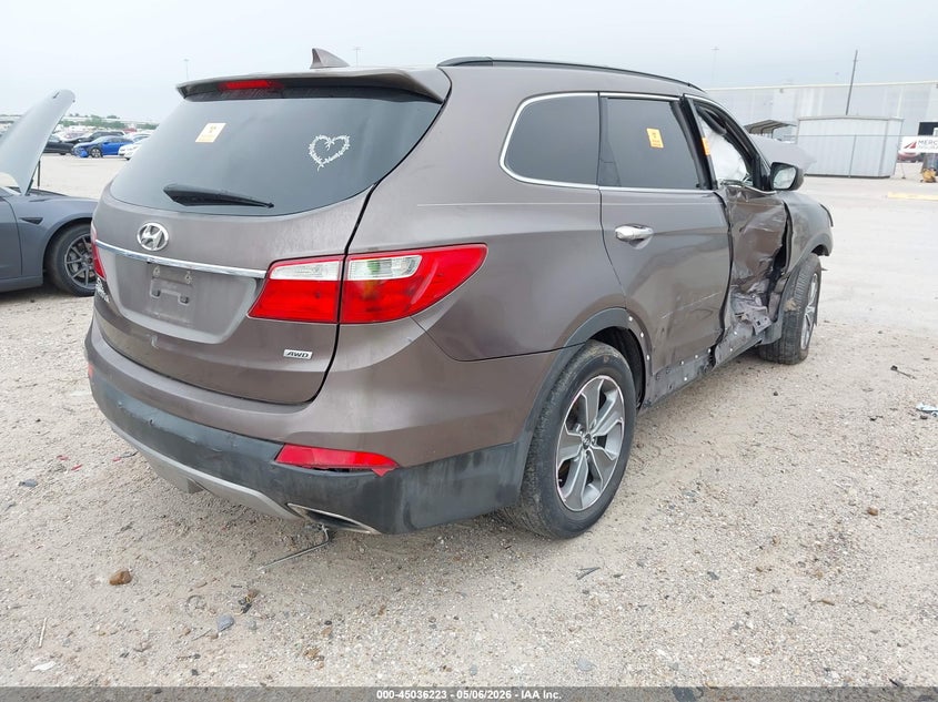 2015 Hyundai Santa fe VIN KM8SMDHF1FU093833 IAAI salvage auction — BIO HAZARD, Salvage (Texas), sold $275 on 2026-07-16 (photo 4)