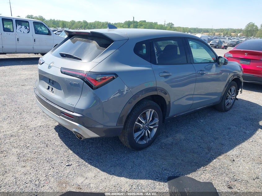 2025 Acura Adx VIN 3HDSA2H39SM701425 IAAI salvage auction — FRONT END, Salvage - Greater Than 75% (Maryland), sold $9,000 on 2026-07-13 (photo 4)