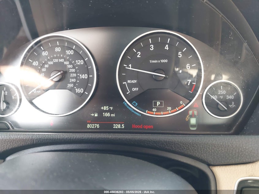2015 BMW 3er VIN WBA3B5G56FNS14232 IAAI salvage auction — FRONT END, Salvage (Delaware), sold $1,950 on 2026-07-27 (photo 7)
