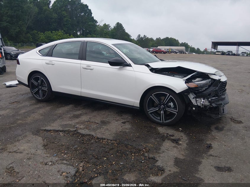 2025 Honda Accord VIN 1HGCY2F56SA087955 IAAI salvage auction — FRONT END, Salvage (Mississippi), sold $8,100 on 2026-07-29 (photo 1)