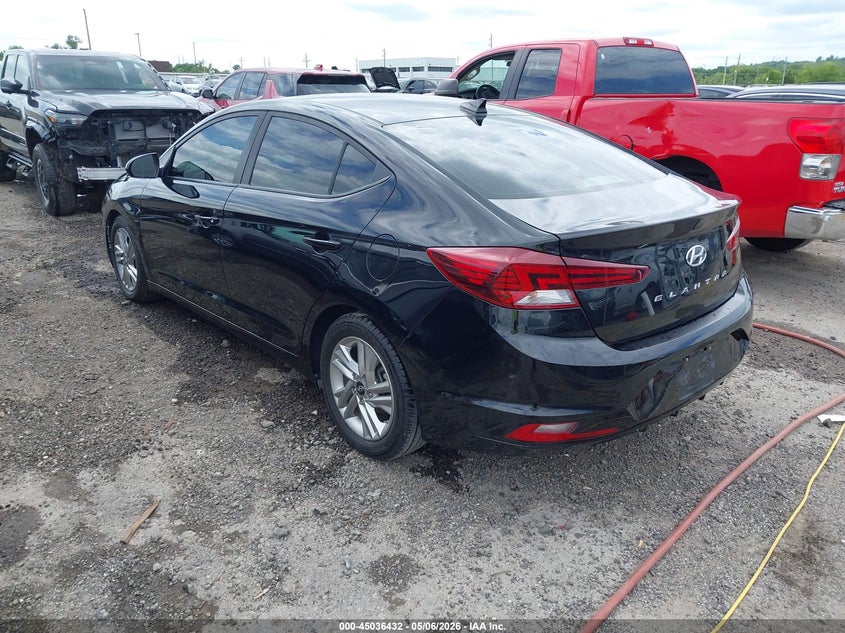2019 Hyundai Elantra VIN KMHD84LF1KU864290 IAAI salvage auction — FRONT END, Original (Texas), sold $3,800 on 2026-07-21 (photo 3)