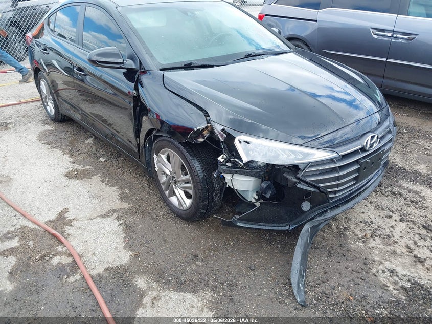 2019 Hyundai Elantra VIN KMHD84LF1KU864290 IAAI salvage auction — FRONT END, Original (Texas), sold $3,800 on 2026-07-21 (photo 6)