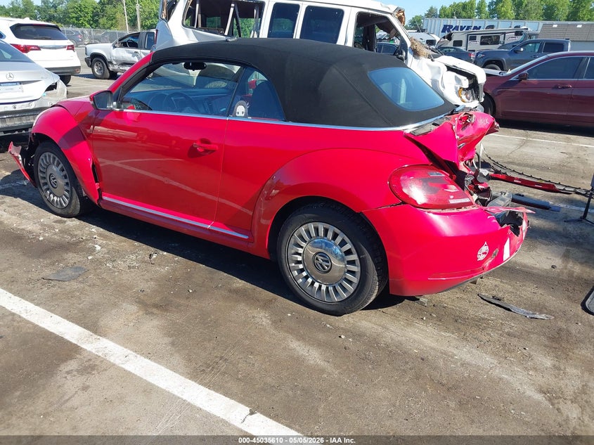 2013 Volkswagen Beetle VIN 3VW5P7AT8DM820393 IAAI salvage auction — REAR END, Salvage (North Carolina), sold $750 on 2026-07-09 (photo 3)