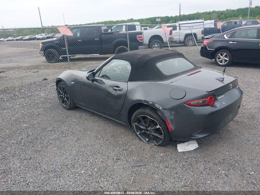 2016 Mazda Mx-5 VIN JM1NDAC7XG0101730 IAAI salvage auction — LEFT REAR, Salvage - Greater Than 75% (Maryland), sold $1,400 on 2026-07-06 (photo 3)