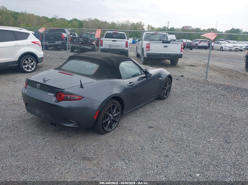 2016 Mazda Mx-5 VIN JM1NDAC7XG0101730 IAAI salvage auction — LEFT REAR, Salvage - Greater Than 75% (Maryland), sold $1,400 on 2026-07-06 (photo 4)