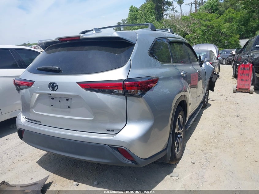 2023 Toyota Highlander VIN 5TDKDRAH6PS524962 IAAI salvage auction — FRONT END, Salvage (Georgia), sold $9,000 on 2026-07-21 (photo 4)