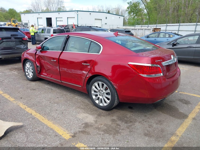 2013 Buick Lacrosse VIN 1G4GF5E3XDF257016 IAAI salvage auction — SIDE, Previous Salvage (Michigan), sold $825 on 2026-07-11 (photo 3)