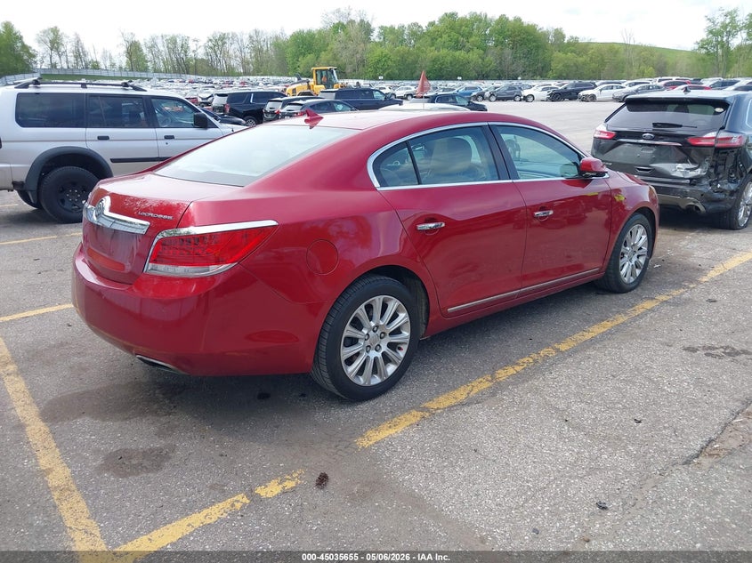 2013 Buick Lacrosse VIN 1G4GF5E3XDF257016 IAAI salvage auction — SIDE, Previous Salvage (Michigan), sold $825 on 2026-07-11 (photo 4)