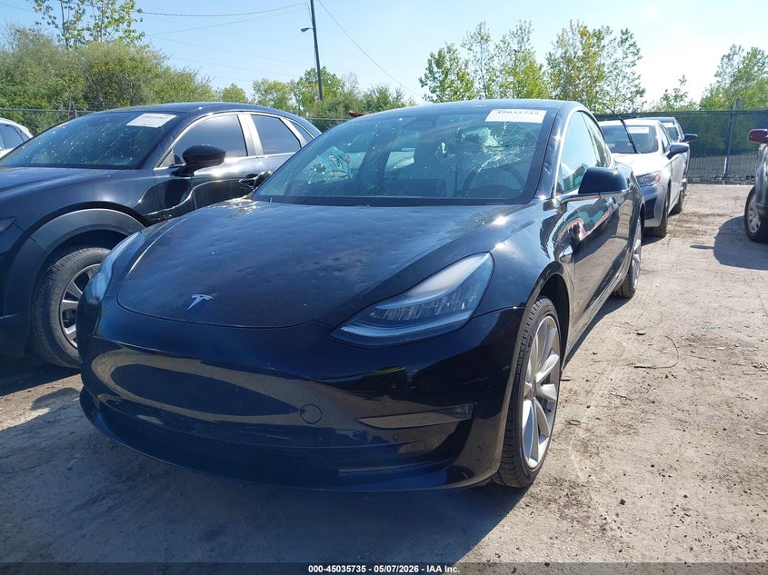 2020 Tesla Model 3 VIN 5YJ3E1EB6LF787928 IAAI salvage auction — HAIL, Salvage (Ohio), sold $5,300 on 2026-07-30 (photo 2)