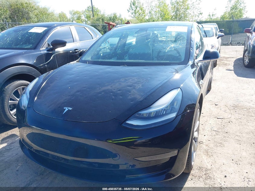 2020 Tesla Model 3 VIN 5YJ3E1EB6LF787928 IAAI salvage auction — HAIL, Salvage (Ohio), sold $5,300 on 2026-07-30 (photo 6)