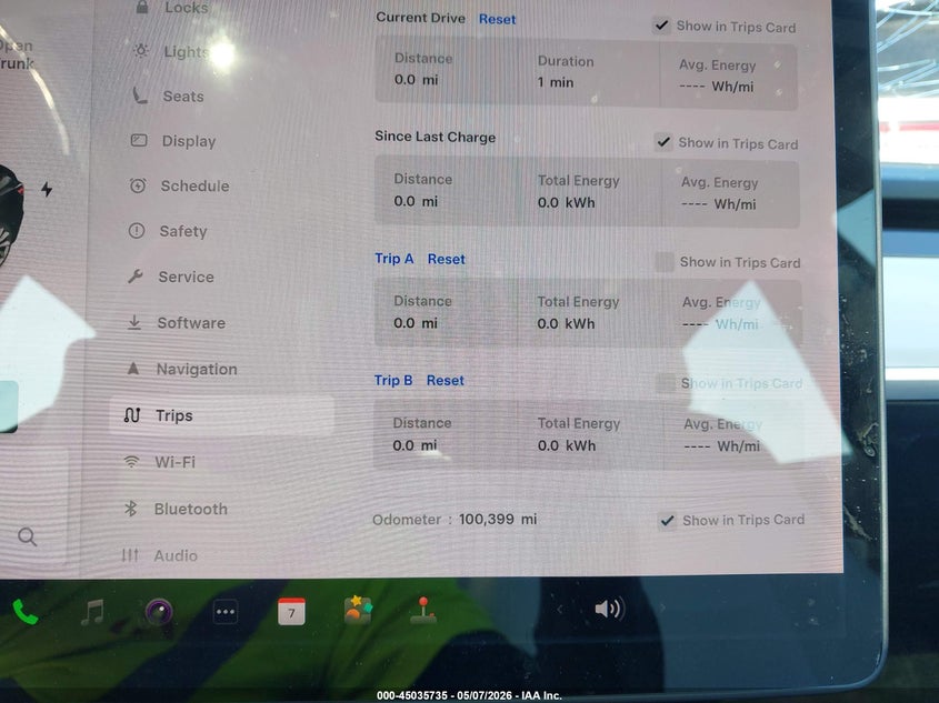 2020 Tesla Model 3 VIN 5YJ3E1EB6LF787928 IAAI salvage auction — HAIL, Salvage (Ohio), sold $5,300 on 2026-07-30 (photo 7)