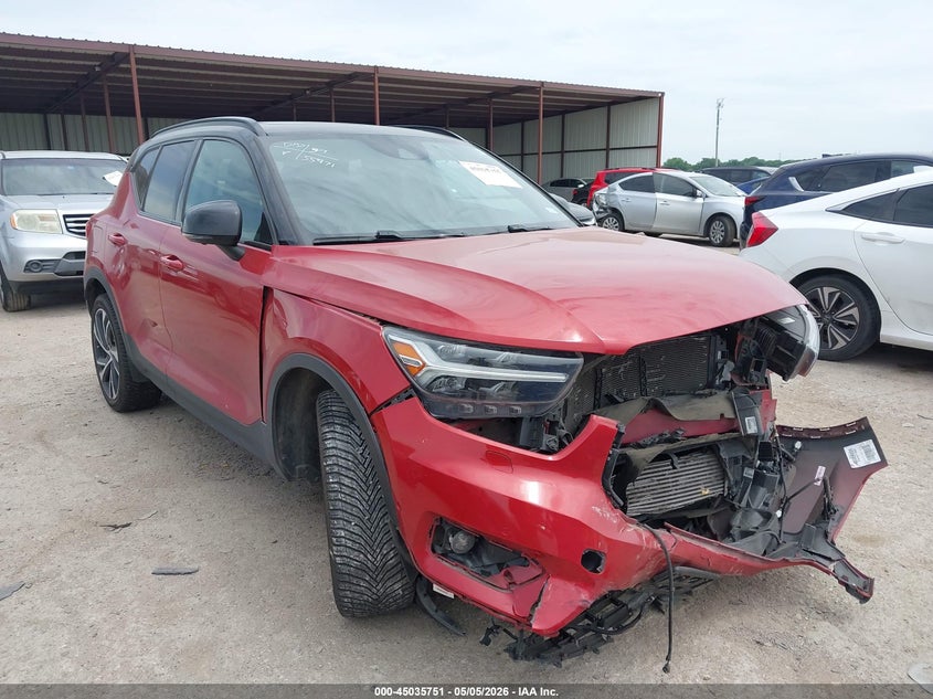 2019 Volvo Xc40 VIN YV4162UM6K2112320 IAAI salvage auction — FRONT END, Original (Texas), sold $3,550 on 2026-07-07 (photo 1)