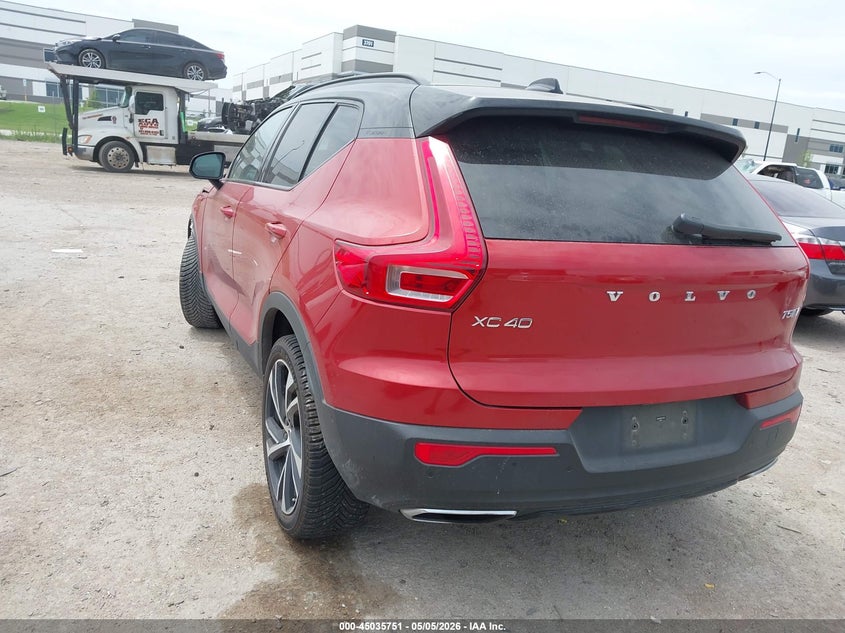 2019 Volvo Xc40 VIN YV4162UM6K2112320 IAAI salvage auction — FRONT END, Original (Texas), sold $3,550 on 2026-07-07 (photo 3)