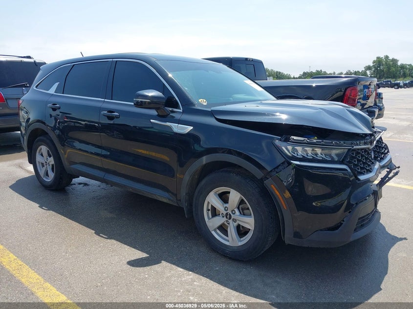 2022 Kia Sorento VIN 5XYRG4LC4NG097205 IAAI salvage auction — FRONT END, Original (Texas), sold $7,500 on 2026-07-24 (photo 1)