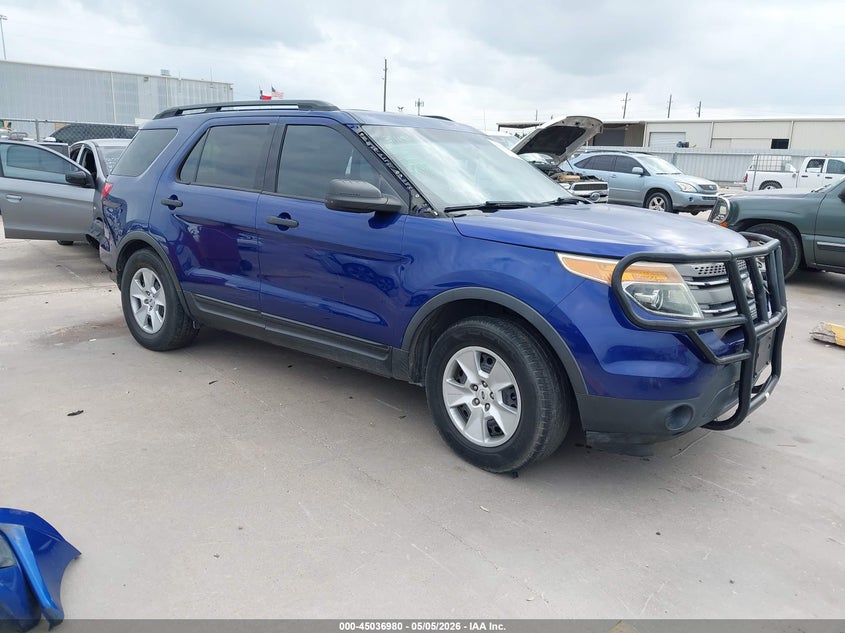 2014 Ford Explorer VIN 1FM5K7B80EGB42340 IAAI salvage auction — LEFT REAR, Salvage (Texas), sold $725 on 2026-07-09 (photo 1)
