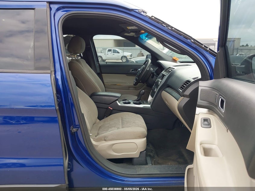 2014 Ford Explorer VIN 1FM5K7B80EGB42340 IAAI salvage auction — LEFT REAR, Salvage (Texas), sold $725 on 2026-07-09 (photo 5)