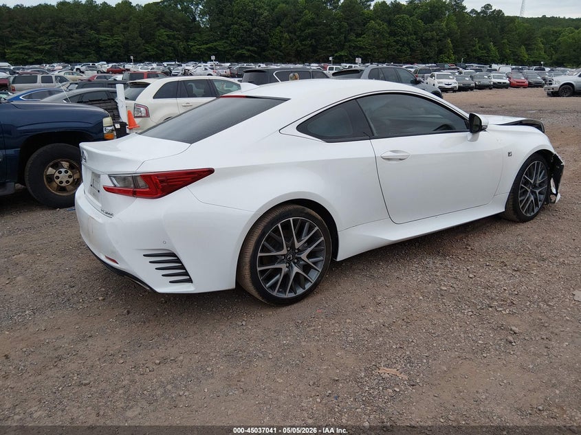 2017 Lexus Rc VIN JTHHA5BC6H5004877 IAAI salvage auction — FRONT END, Salvage (Alabama), sold $2,675 on 2026-07-15 (photo 4)