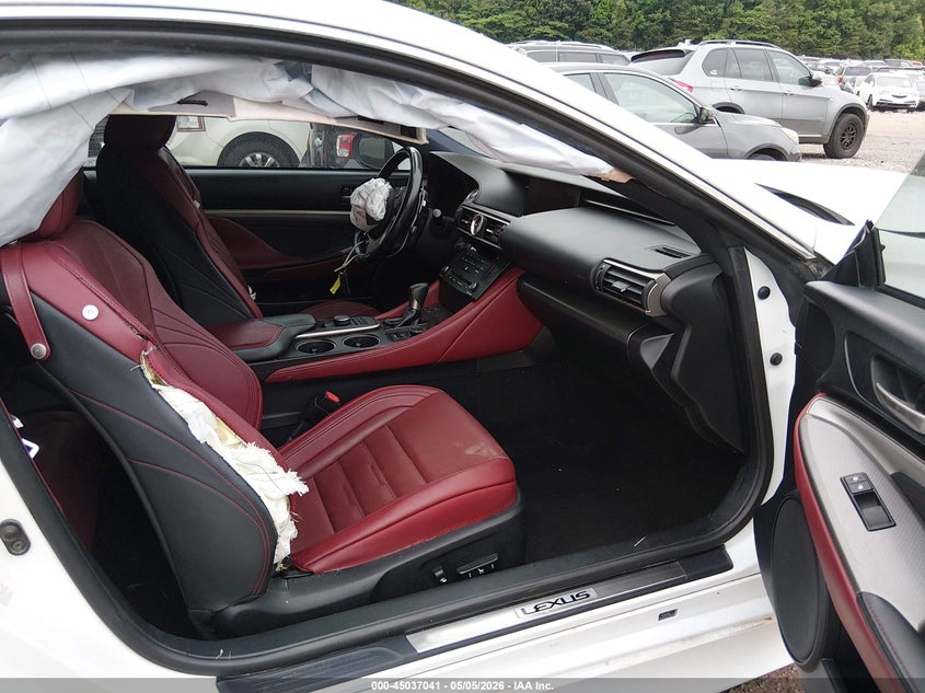 2017 Lexus Rc VIN JTHHA5BC6H5004877 IAAI salvage auction — FRONT END, Salvage (Alabama), sold $2,675 on 2026-07-15 (photo 5)