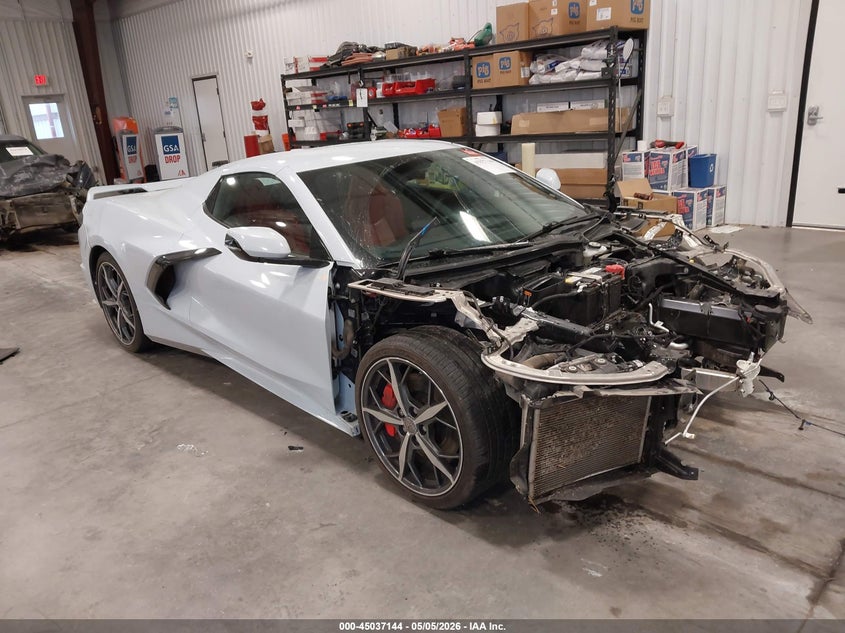2020 Chevrolet Corvette VIN 1G1Y63D42L5117398 IAAI salvage auction — FRONT & REAR, Salvage (Colorado), sold $26,250 on 2026-07-29 (photo 1)