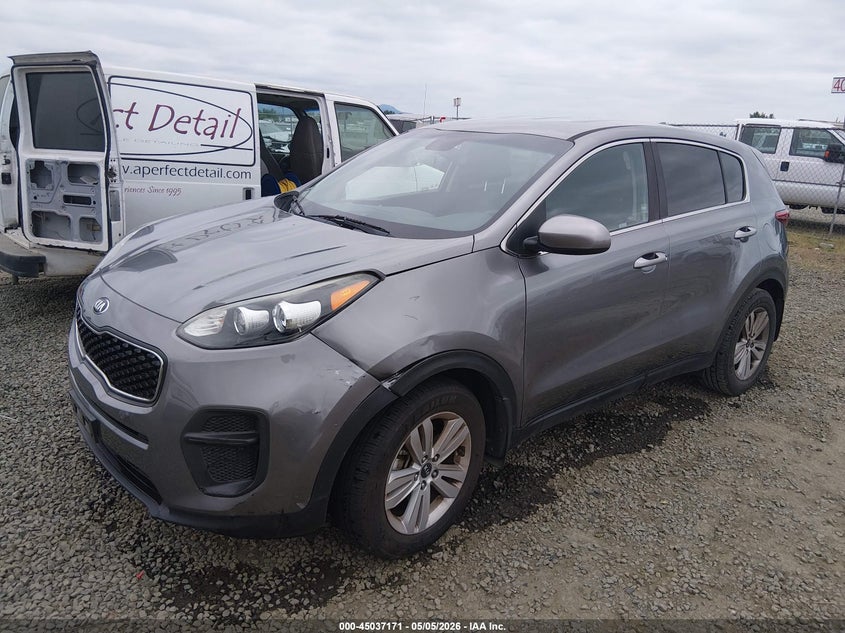 2018 Kia Sportage VIN KNDPM3AC8J7320334 IAAI salvage auction — LEFT FRONT, Salvage (Oregon), sold $1,700 on 2026-07-13 (photo 2)