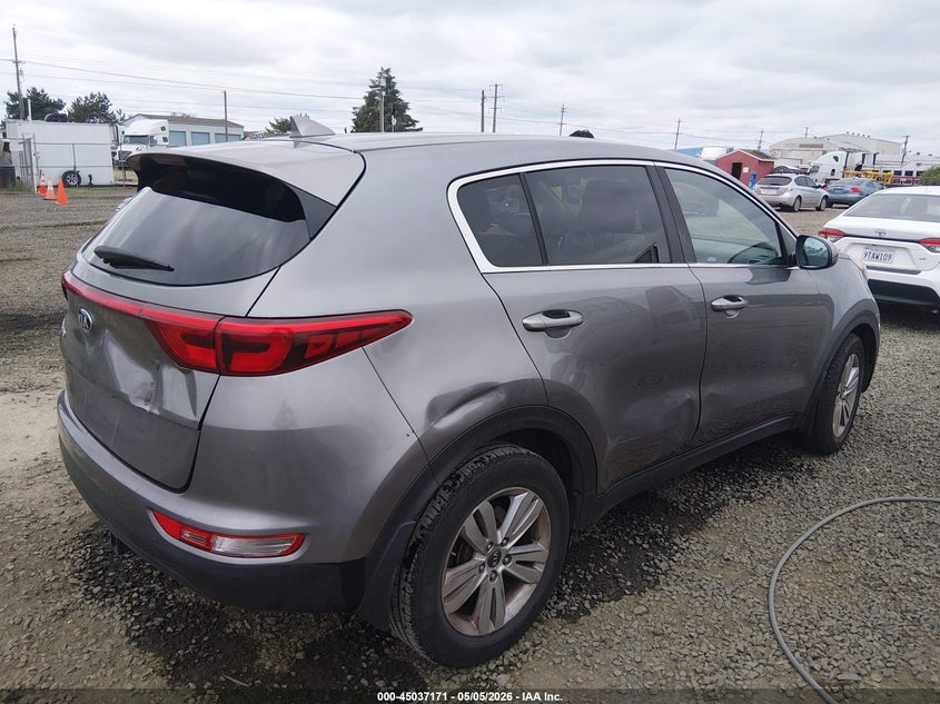 2018 Kia Sportage VIN KNDPM3AC8J7320334 IAAI salvage auction — LEFT FRONT, Salvage (Oregon), sold $1,700 on 2026-07-13 (photo 4)