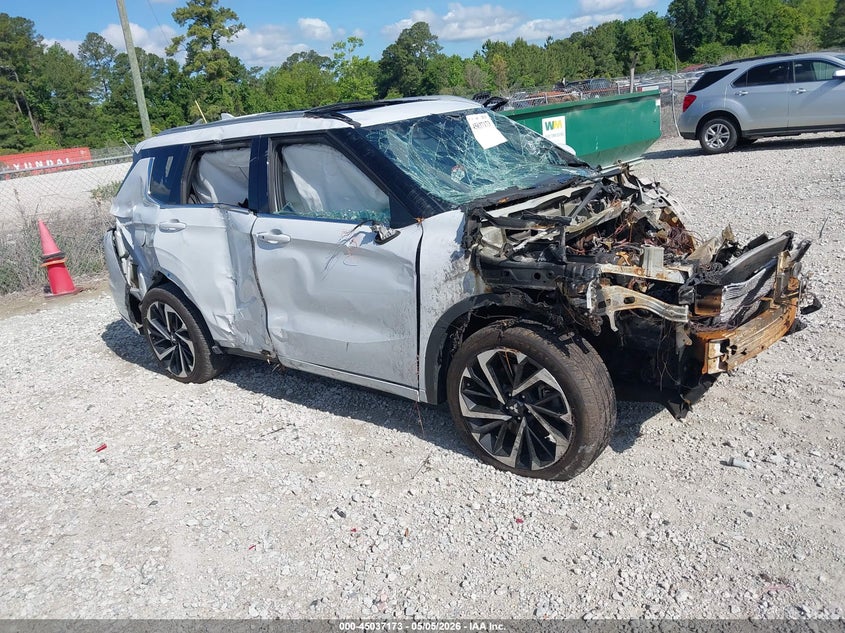 2022 Mitsubishi Outlander VIN JA4J3VA86NZ075604 IAAI salvage auction — ALL OVER, Salvage (Idaho), sold $575 on 2026-07-07 (photo 1)