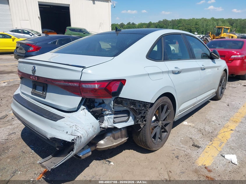 2025 Volkswagen Jetta VIN 3VW1T7BU2SM054529 IAAI salvage auction — REAR END, Salvage Title, sold $11,350 on 2026-07-29 (photo 6)