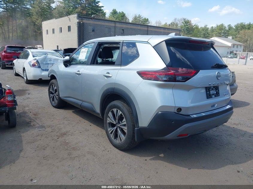 2023 Nissan Rogue VIN JN8BT3BB0PW186196 IAAI salvage auction — ALL OVER, Clear (Virginia), sold $3,700 on 2026-07-10 (photo 3)