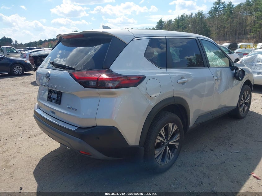 2023 Nissan Rogue VIN JN8BT3BB0PW186196 IAAI salvage auction — ALL OVER, Clear (Virginia), sold $3,700 on 2026-07-10 (photo 4)