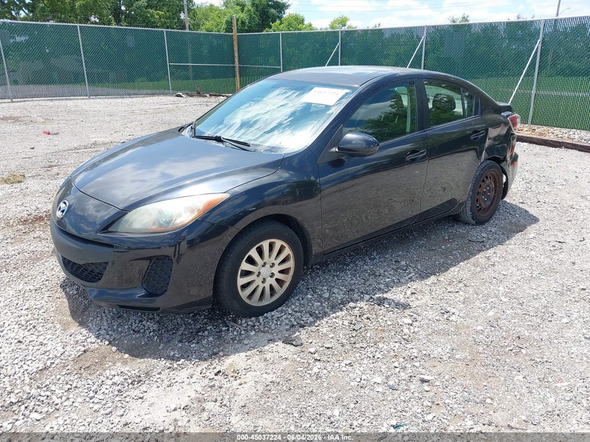 2012 Mazda 3 VIN JM1BL1V8XC1601161 IAAI salvage auction — LEFT REAR, Salvage (Idaho), sold $600 on 2026-07-15 (photo 2)