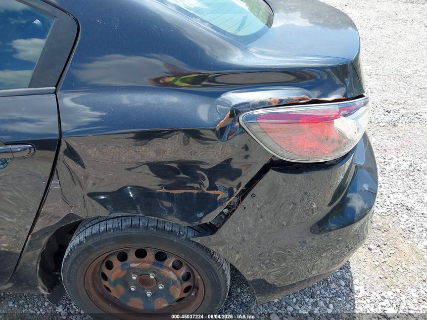 2012 Mazda 3 VIN JM1BL1V8XC1601161 IAAI salvage auction — LEFT REAR, Salvage (Idaho), sold $600 on 2026-07-15 (photo 6)