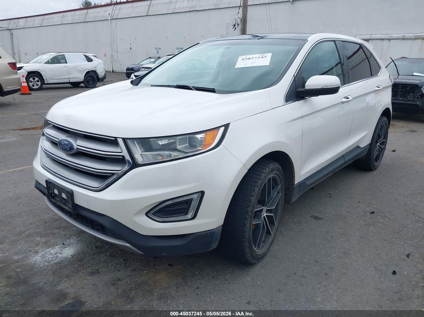 2015 Ford Edge VIN 2FMTK3J96FBC07615 IAAI salvage auction — SIDE, Salvage (Oregon), sold $2,100 on 2026-07-09 (photo 2)