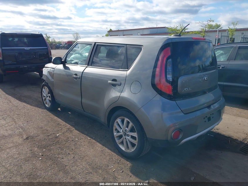 2018 Kia Soul VIN KNDJP3A54J7509562 IAAI salvage auction — FRONT END, Clear (Michigan), sold $1,250 on 2026-07-23 (photo 3)