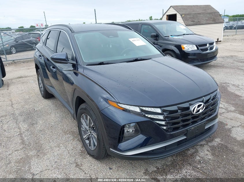2024 Hyundai Tucson VIN KM8JBCD12RU164905 IAAI salvage auction — LEFT FRONT, Salvage (Illinois), sold $9,600 on 2026-07-16 (photo 1)