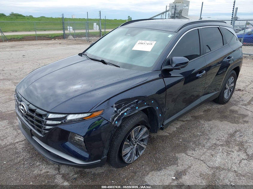 2024 Hyundai Tucson VIN KM8JBCD12RU164905 IAAI salvage auction — LEFT FRONT, Salvage (Illinois), sold $9,600 on 2026-07-16 (photo 2)