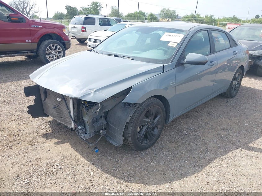 2022 Hyundai Elantra VIN KMHLS4AG8NU216958 IAAI salvage auction — FRONT END, Original (Texas), sold $5,500 on 2026-07-07 (photo 2)