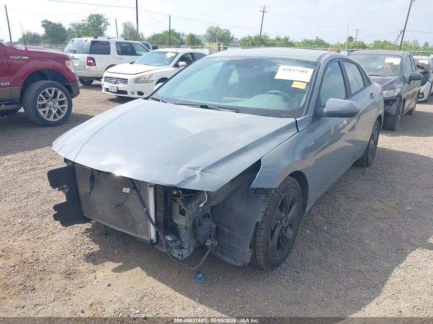 2022 Hyundai Elantra VIN KMHLS4AG8NU216958 IAAI salvage auction — FRONT END, Original (Texas), sold $5,500 on 2026-07-07 (photo 6)