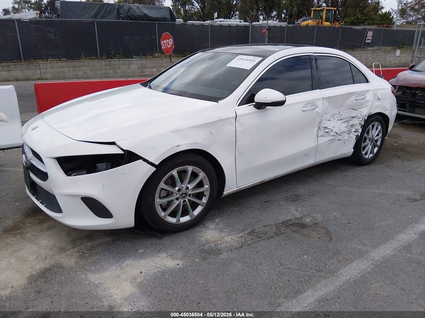 2021 Mercedes-benz A-klasse VIN W1K3G4EB2MJ277362 IAAI salvage auction — LEFT REAR, Salvage (California), sold $7,100 on 2026-07-30 (photo 2)