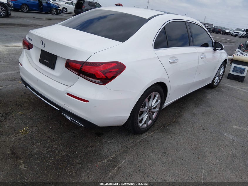 2021 Mercedes-benz A-klasse VIN W1K3G4EB2MJ277362 IAAI salvage auction — LEFT REAR, Salvage (California), sold $7,100 on 2026-07-30 (photo 4)
