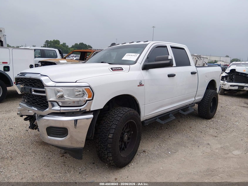 2022 Ram 3500 VIN 3C63R3CL6NG226676 IAAI salvage auction — RIGHT FRONT, Original (Texas), sold $7,150 on 2026-07-09 (photo 2)