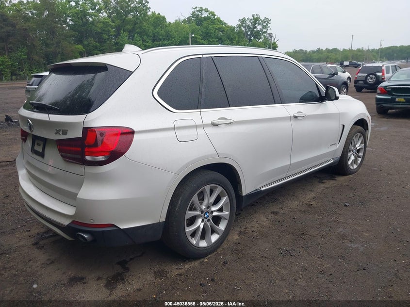 2015 BMW X5 VIN 5UXKR0C51F0K53311 IAAI salvage auction — LEFT REAR, Salvage - 75% Or Less (Maryland), sold $3,400 on 2026-07-29 (photo 4)