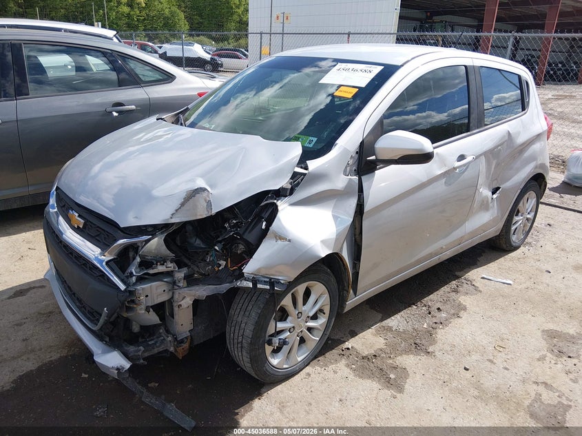 2020 Chevrolet Spark VIN KL8CD6SA2LC456992 IAAI salvage auction — FRONT END, Salvage (West Virginia), sold $775 on 2026-07-09 (photo 2)