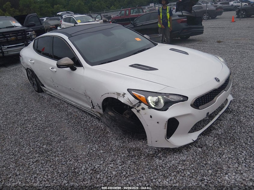 2020 Kia Stinger VIN KNAE15LA4L6084407 IAAI salvage auction — RIGHT SIDE, Salvage (Alabama), sold $2,750 on 2026-07-16 (photo 1)