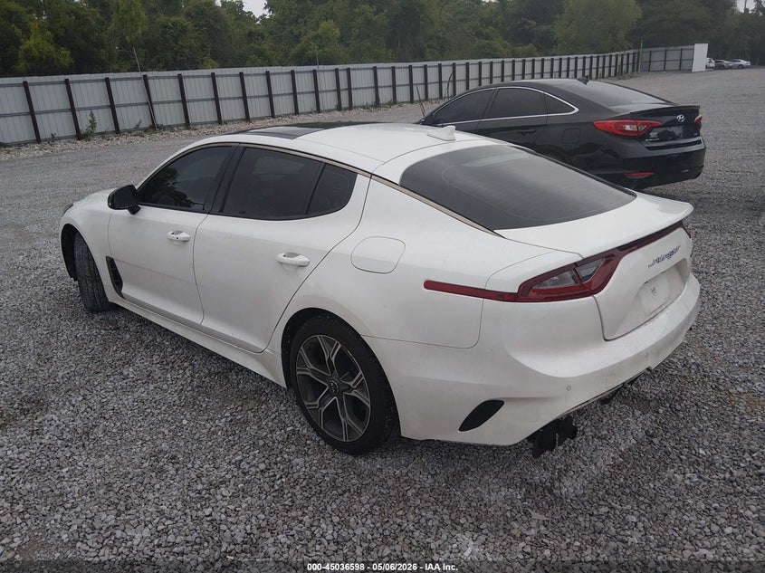 2020 Kia Stinger VIN KNAE15LA4L6084407 IAAI salvage auction — RIGHT SIDE, Salvage (Alabama), sold $2,750 on 2026-07-16 (photo 3)