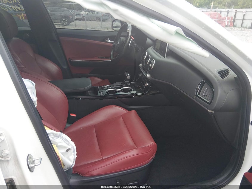 2020 Kia Stinger VIN KNAE15LA4L6084407 IAAI salvage auction — RIGHT SIDE, Salvage (Alabama), sold $2,750 on 2026-07-16 (photo 5)