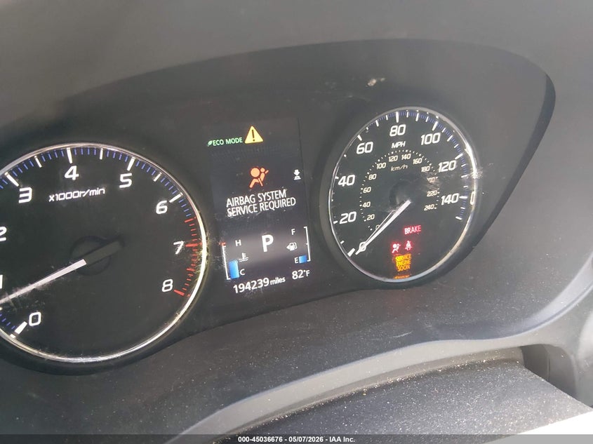 2014 Mitsubishi Outlander VIN JA4AD3A35EZ009275 IAAI salvage auction — FRONT END, Rebuildable (Florida), sold $900 on 2026-07-13 (photo 7)