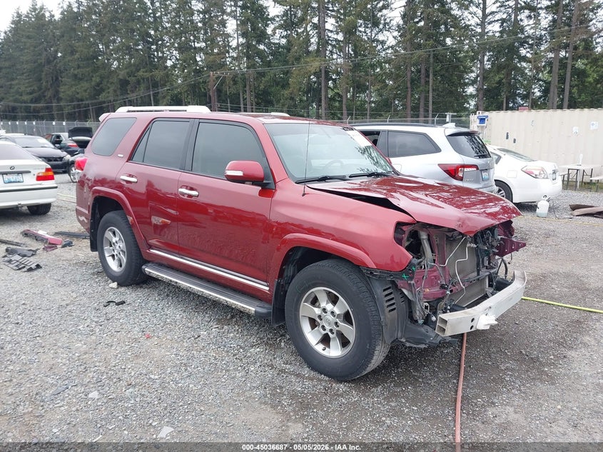 2012 Toyota 4runner VIN JTEZU5JR8C5038696 IAAI salvage auction — FRONT END, Salvage (Texas), sold $5,950 on 2026-07-08 (photo 1)