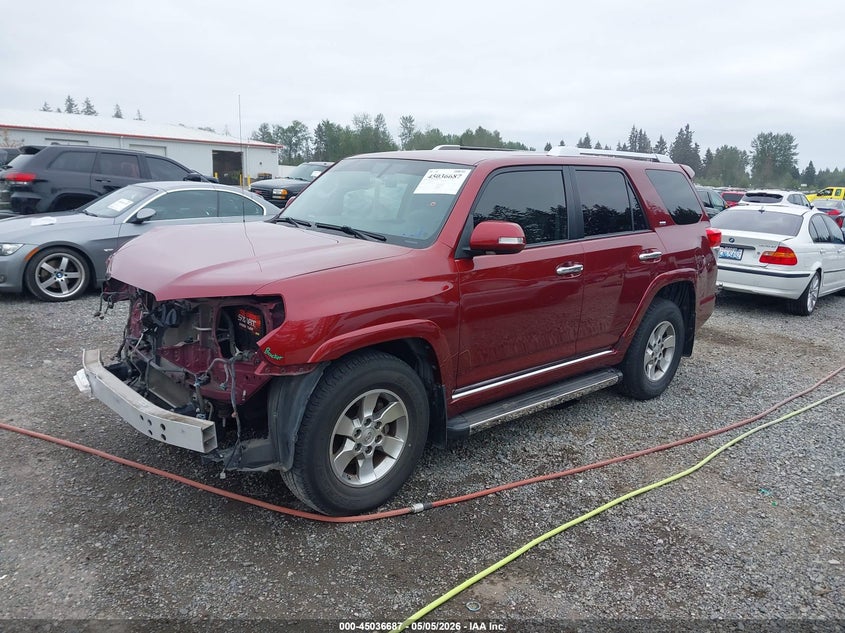 2012 Toyota 4runner VIN JTEZU5JR8C5038696 IAAI salvage auction — FRONT END, Salvage (Texas), sold $5,950 on 2026-07-08 (photo 2)