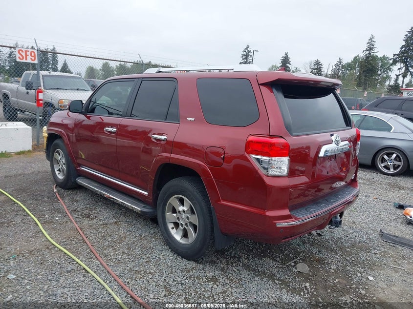 2012 Toyota 4runner VIN JTEZU5JR8C5038696 IAAI salvage auction — FRONT END, Salvage (Texas), sold $5,950 on 2026-07-08 (photo 3)