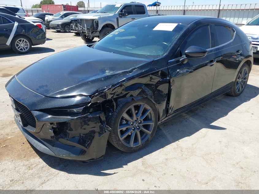 2023 Mazda 3 VIN JM1BPAKM1P1603974 IAAI salvage auction — LEFT SIDE, Original (Texas), sold $5,150 on 2026-07-21 (photo 2)